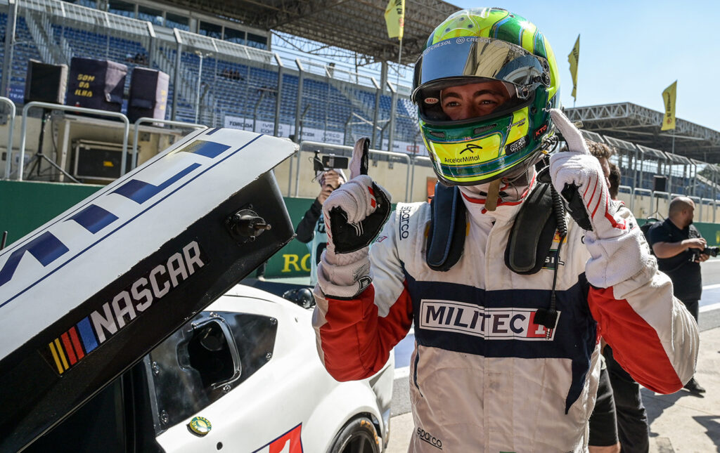 Gabriel Casagrande soma 4 vitórias na temporada 2024 da NASCAR Brasil. Foto: Clayton Medeiros/ SIGCom