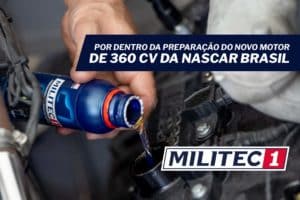 Preparação do motor da Nascar Brasil com Militec