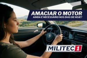 Motor automotivo em processo de amaciamento e adaptação dos componentes internos.