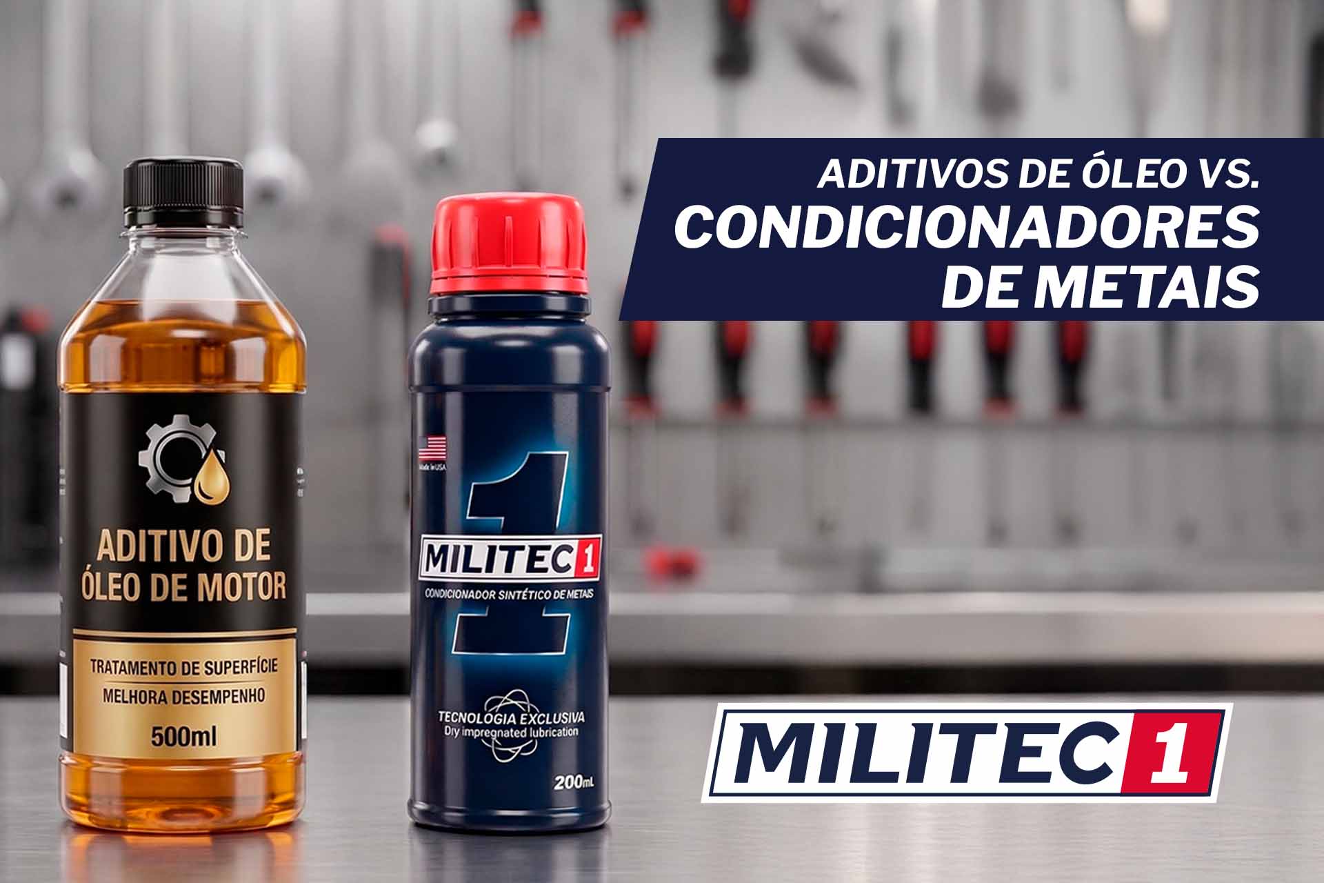 Aditivos e condicionadores de metais afetam o funcionamento um do outro?