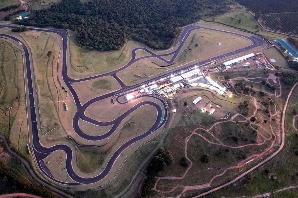 Mapa do Autódromo do Velocitta onde a Nascar Brasil corre